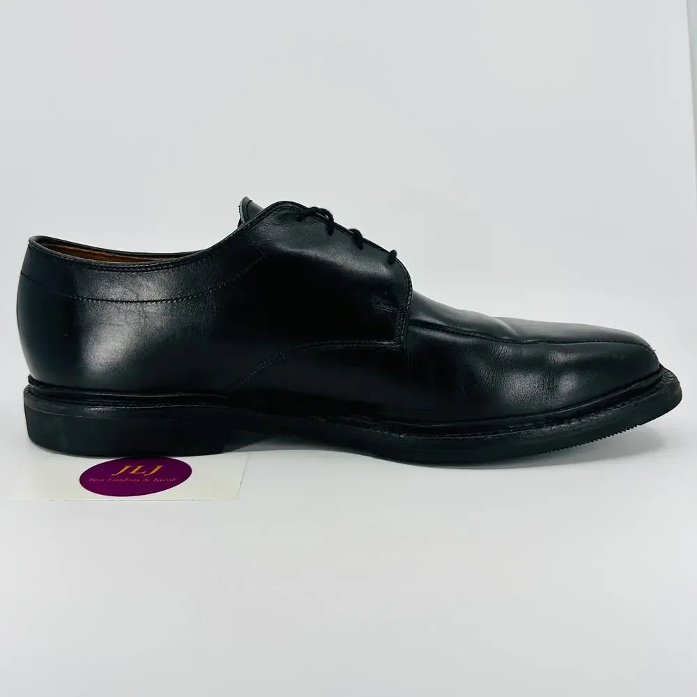 Allen Edmonds Men's Warren Black Leather Bicycle Toe Oxford Shoes Size 9.5 C